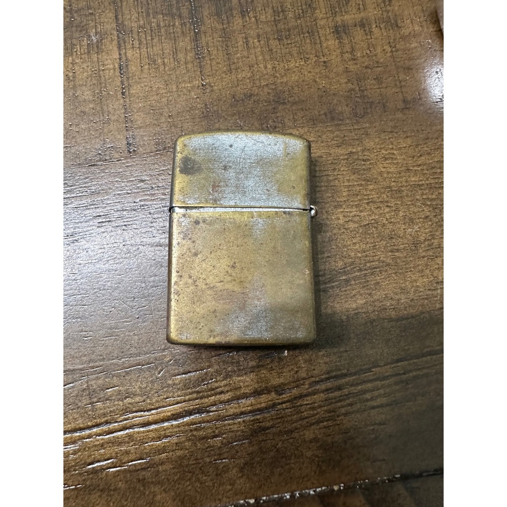 Vintage Ruby Japan‎ Brass Flip Top Lighter Windproof Pocket Lighter Collectible